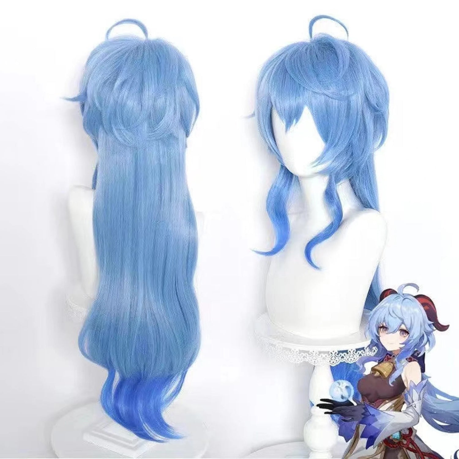 Genshin Impact Ganyu Cosplay Wig