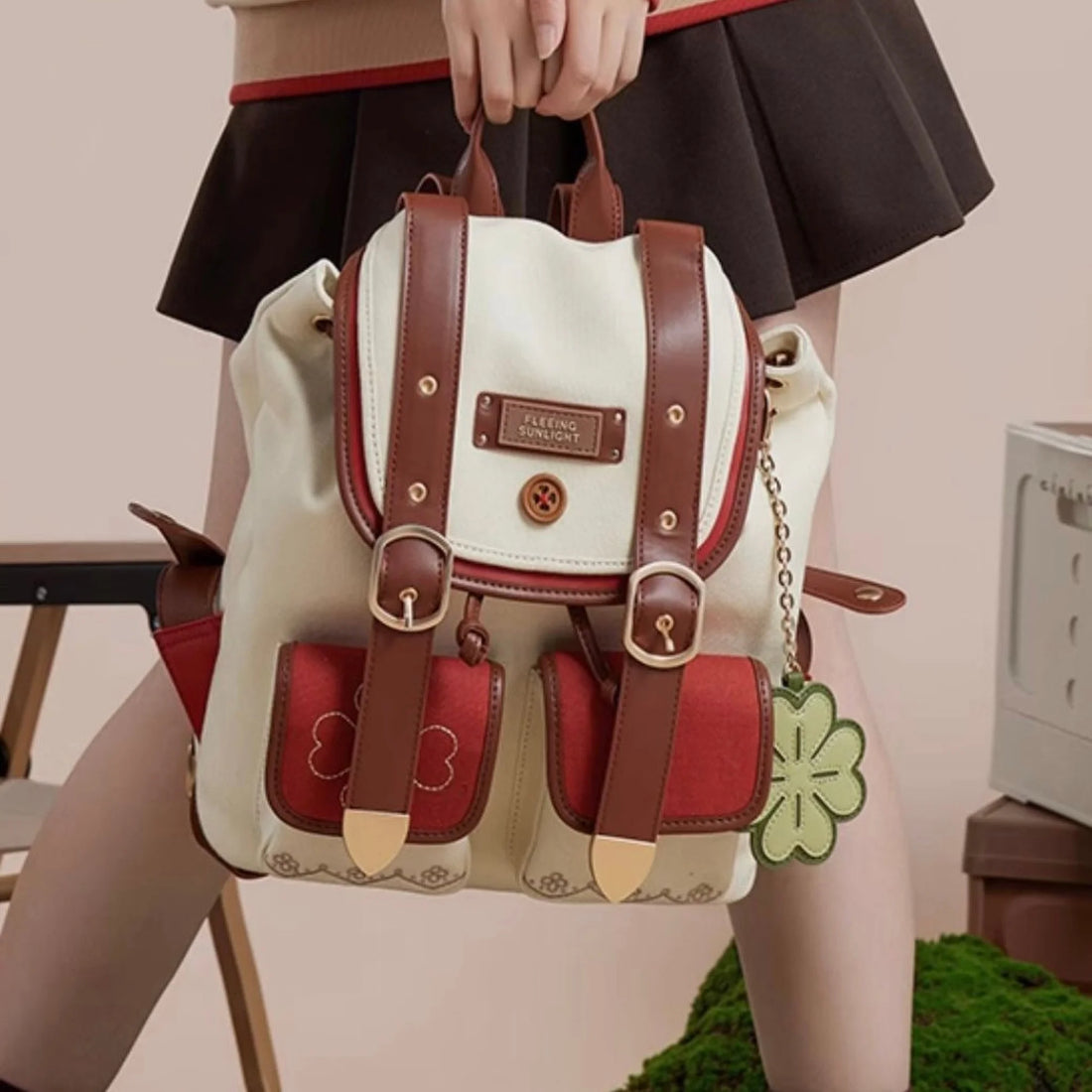 Genshin Impact Klee Theme Backpack （Pre - Order) 女士背包
