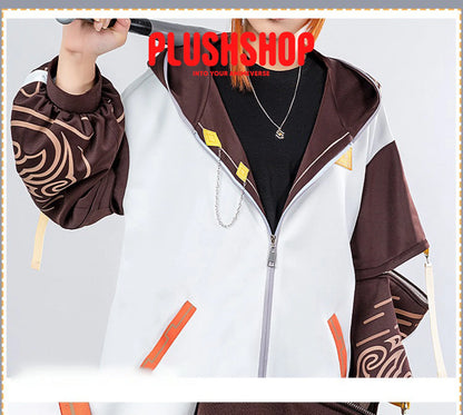 Genshin Impact Tartaglia&amp;Zhongli Theme Costume Cosplay Casual Wearing Outfit Coat(Pre- Order