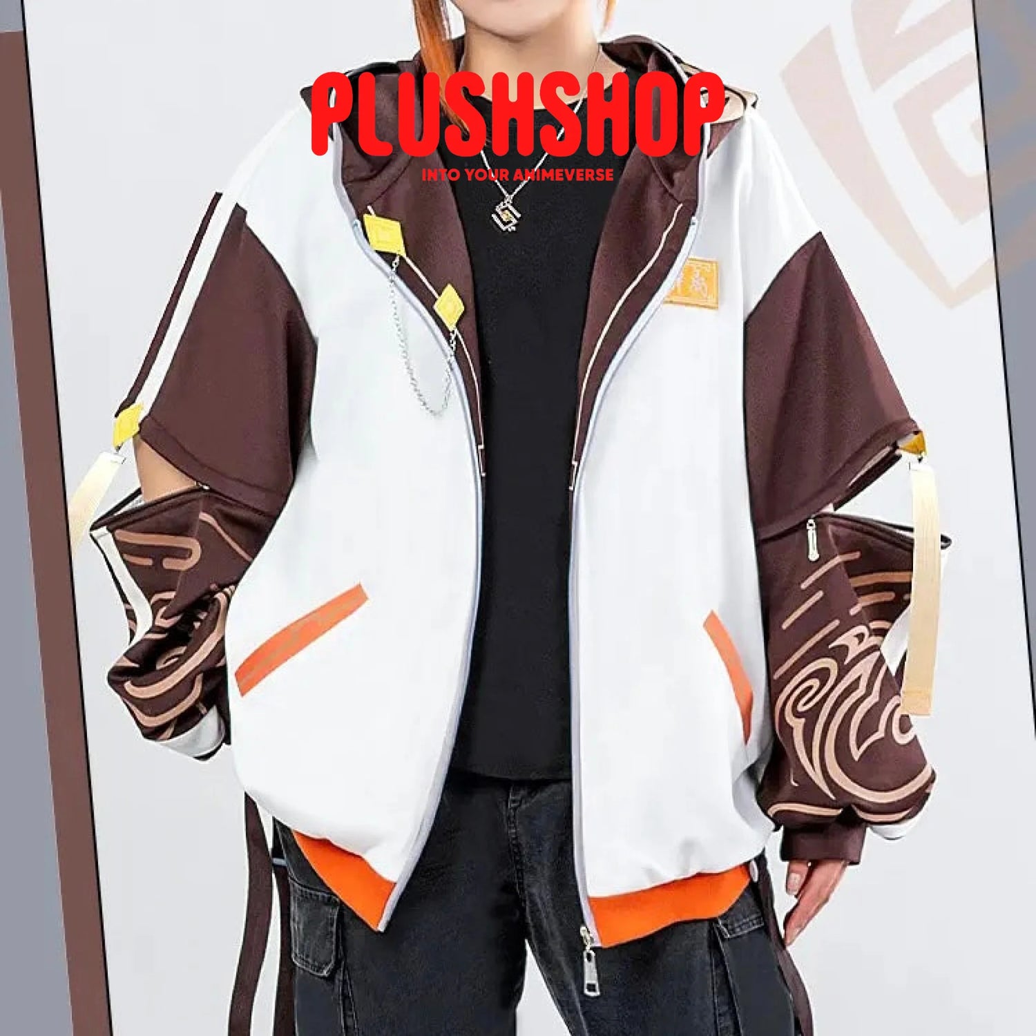 Genshin Impact Tartaglia&amp;Zhongli Theme Costume Cosplay Casual Wearing Outfit Coat(Pre- Order