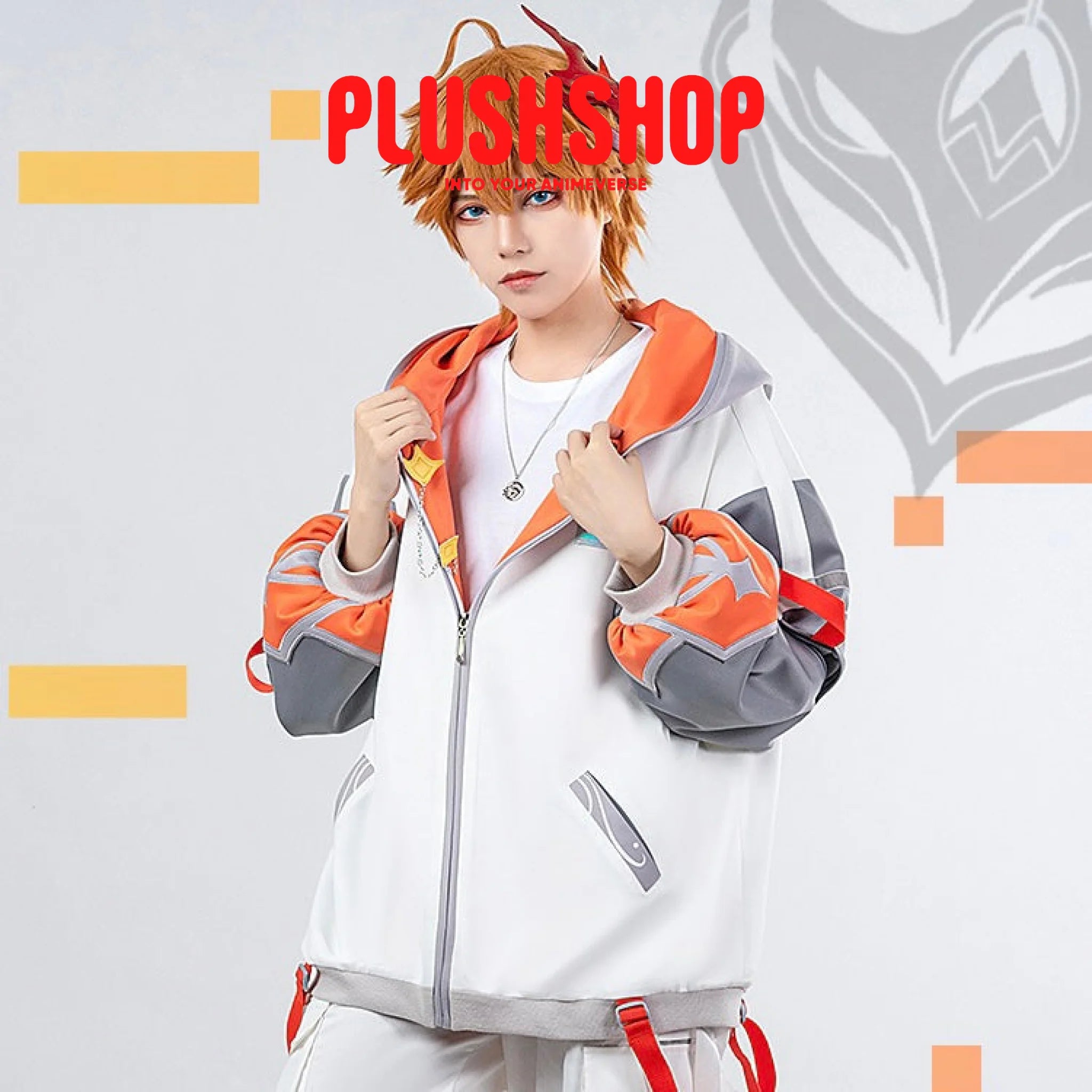 Genshin Impact Tartaglia&amp;Zhongli Theme Costume Cosplay Casual Wearing Outfit Coat(Pre- Order