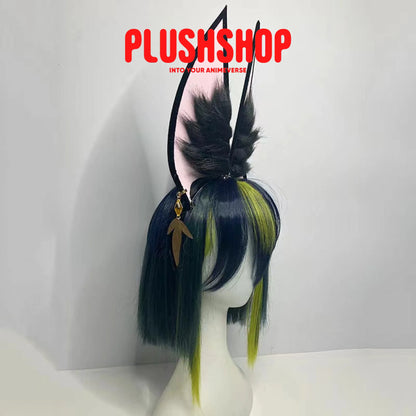 Genshin Impact Tighnari Cosplay Wig And Furry Ears