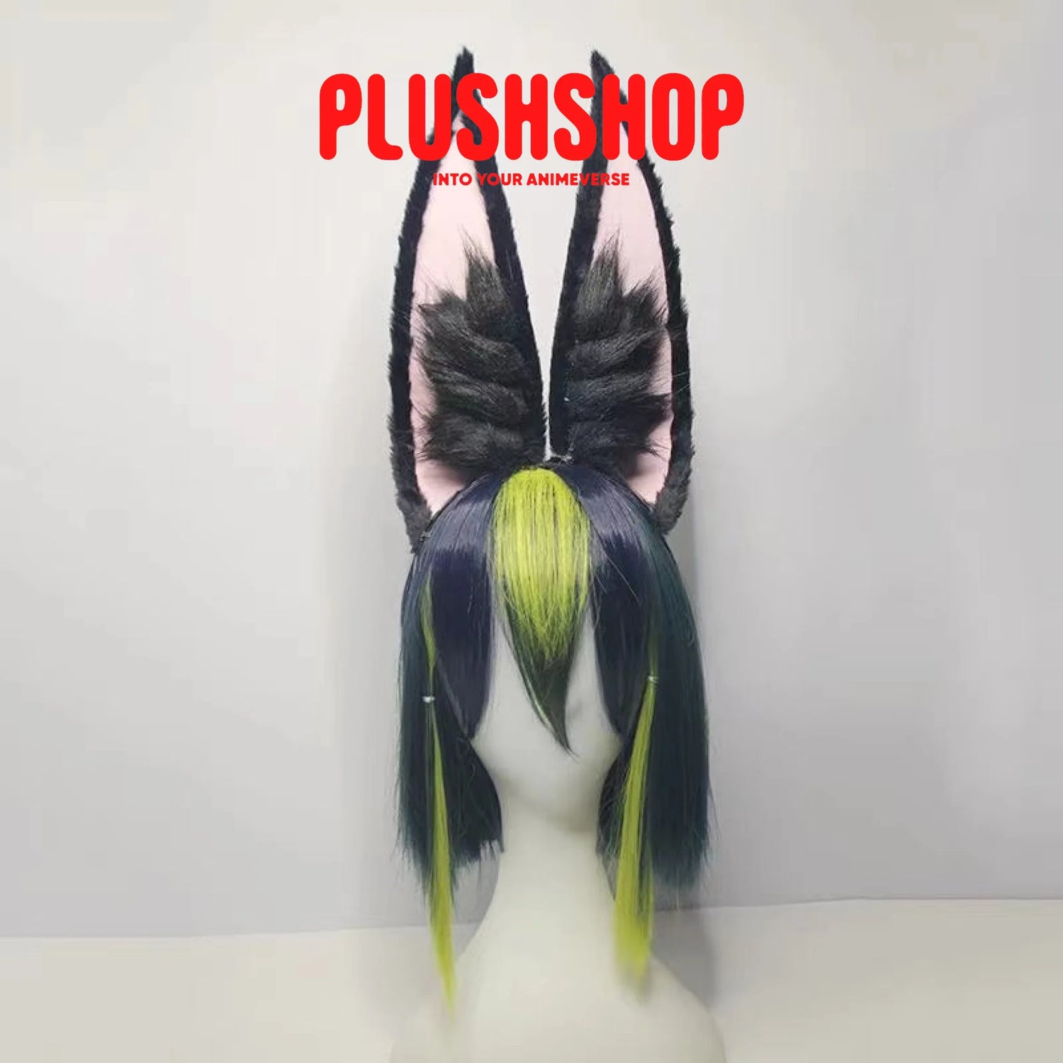 Genshin Impact Tighnari Cosplay Wig And Furry Ears