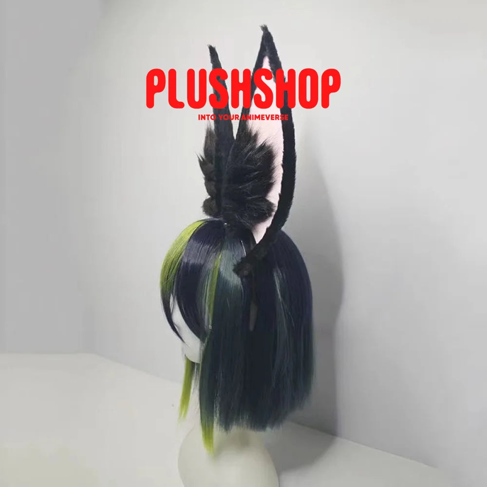 Genshin Impact Tighnari Cosplay Wig And Furry Ears