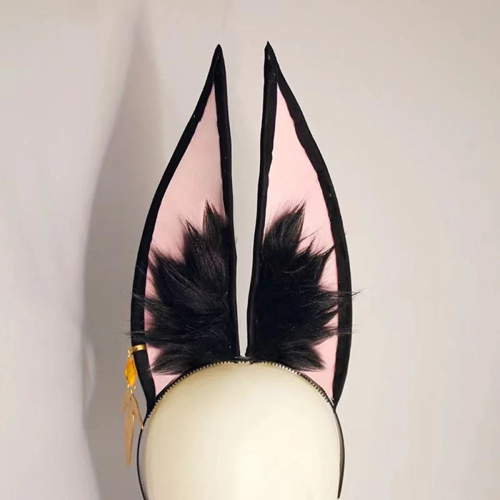 Genshin Impact Tighnari Cosplay Wig And Furry Ears
