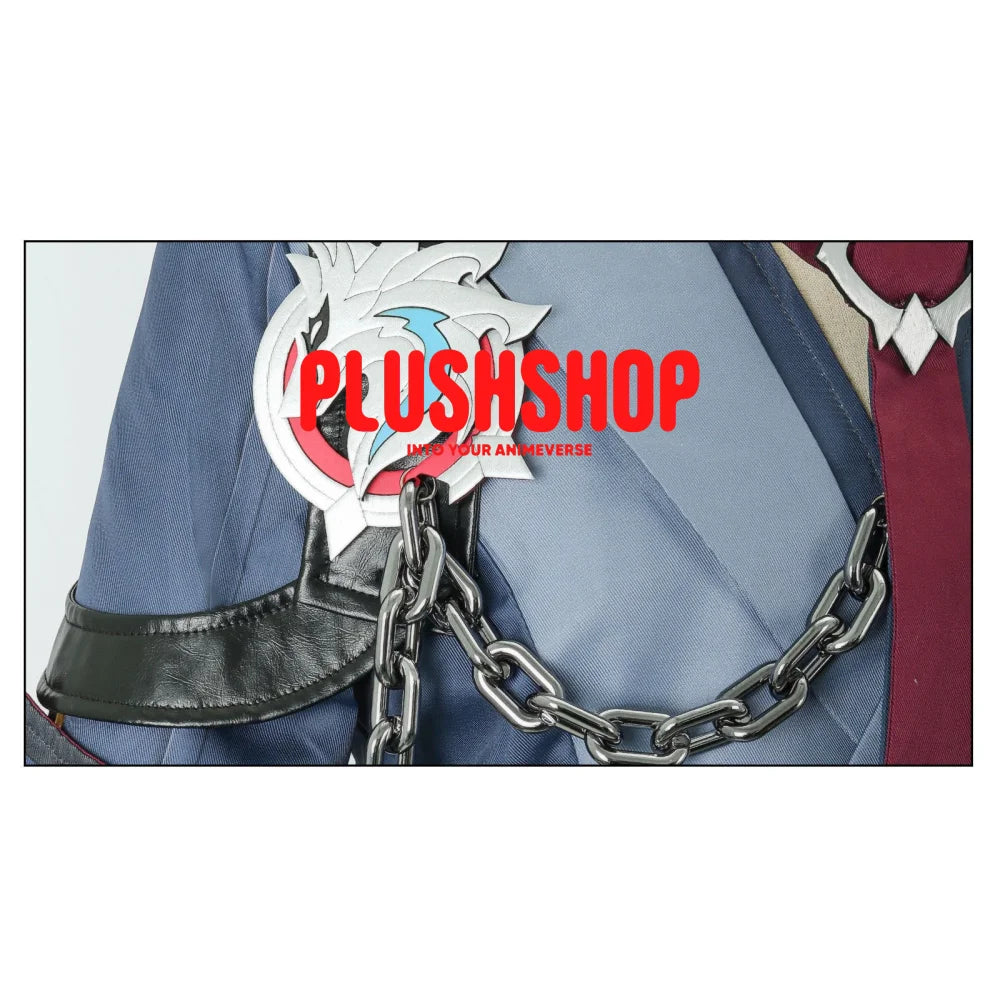 Genshin Impact Wriothesley Cosplay Outfit Clohes Wig Cosplay 套装