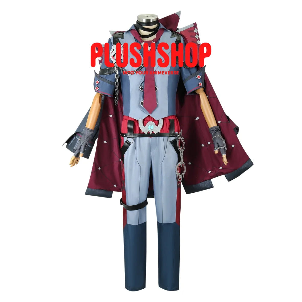 Genshin Impact Wriothesley Cosplay Outfit Clohes Wig Cosplay 套装