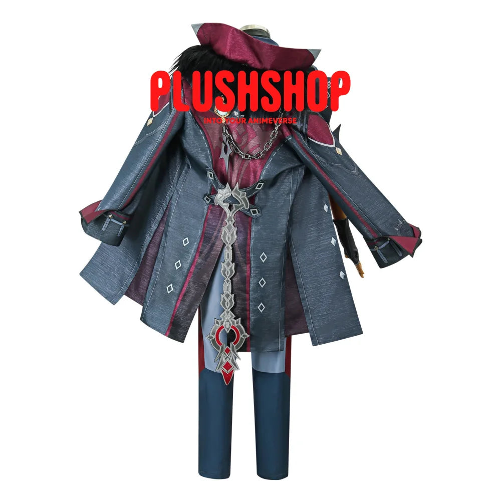 Genshin Impact Wriothesley Cosplay Outfit Clohes Wig Cosplay 套装