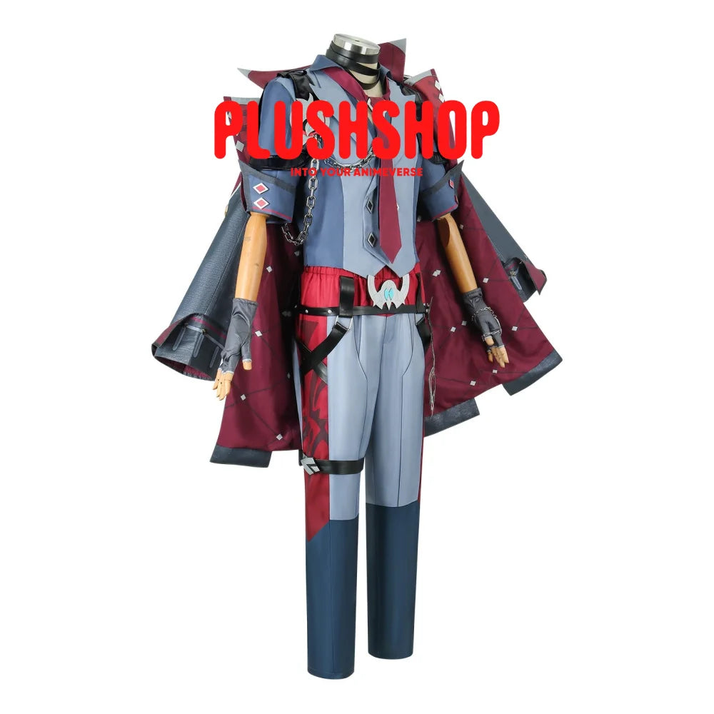 Genshin Impact Wriothesley Cosplay Outfit Clohes Wig Cosplay 套装