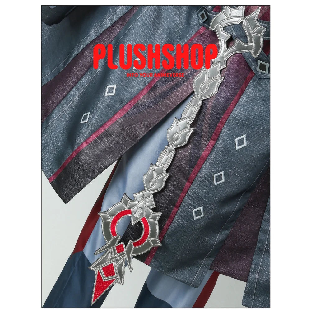Genshin Impact Wriothesley Cosplay Outfit Clohes Wig Cosplay 套装