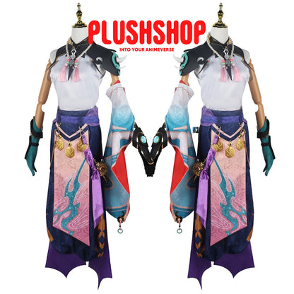 Genshin Impact Xiao Cosplay Costume Full Set Cosplay 套装