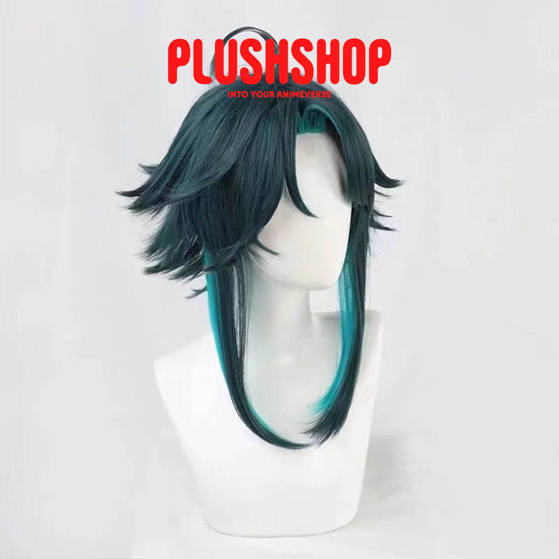 Genshin Impact Xiao Cosplay Wig Ponytail Included