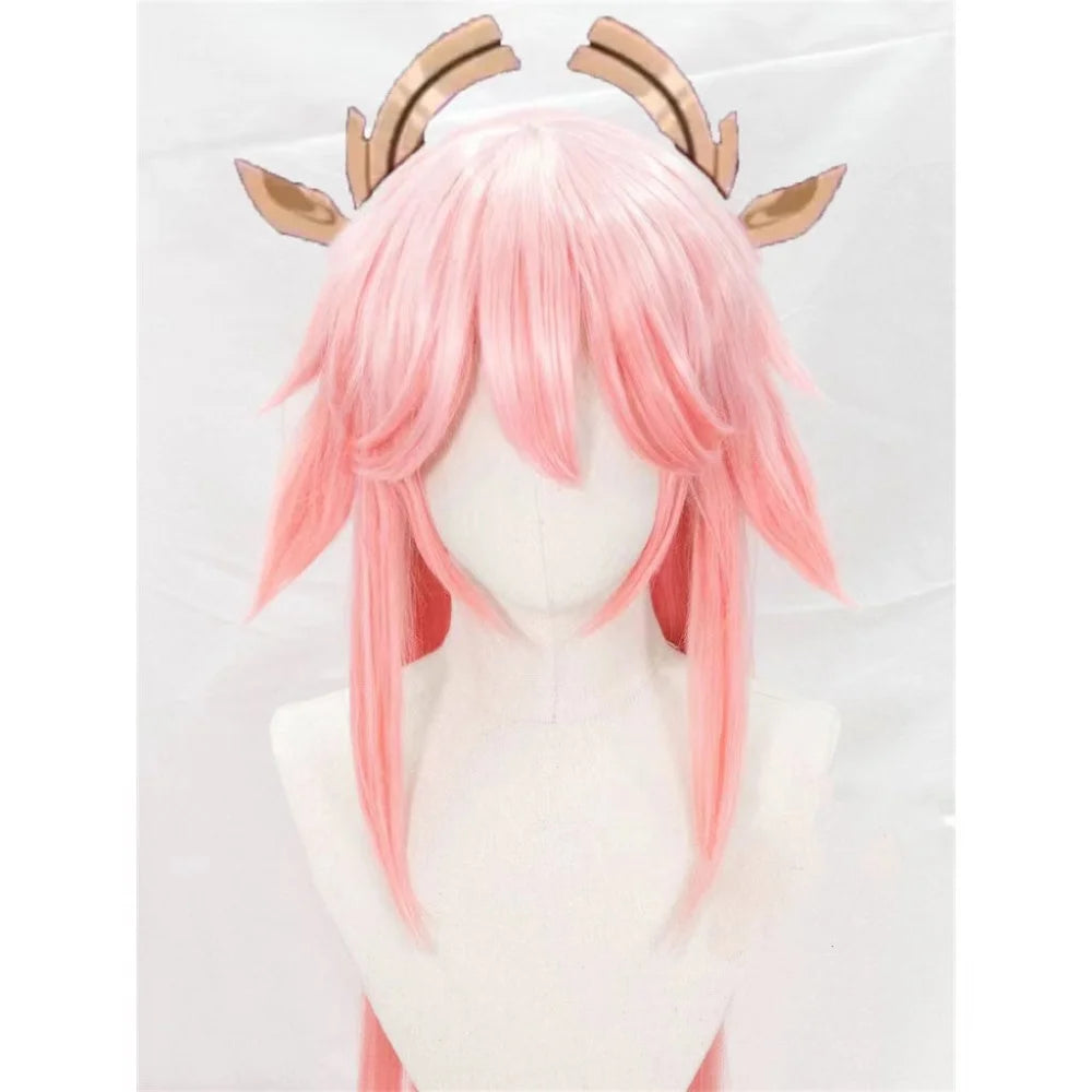 Genshin Impact Yae Miko Cosplay Wig