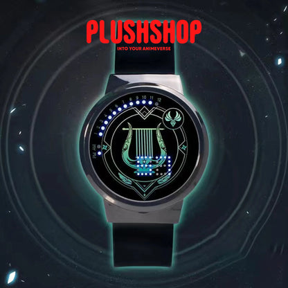 Genshin Impact Characters Led Animation Watch Peripheral Waterproof Touch Screen Venti