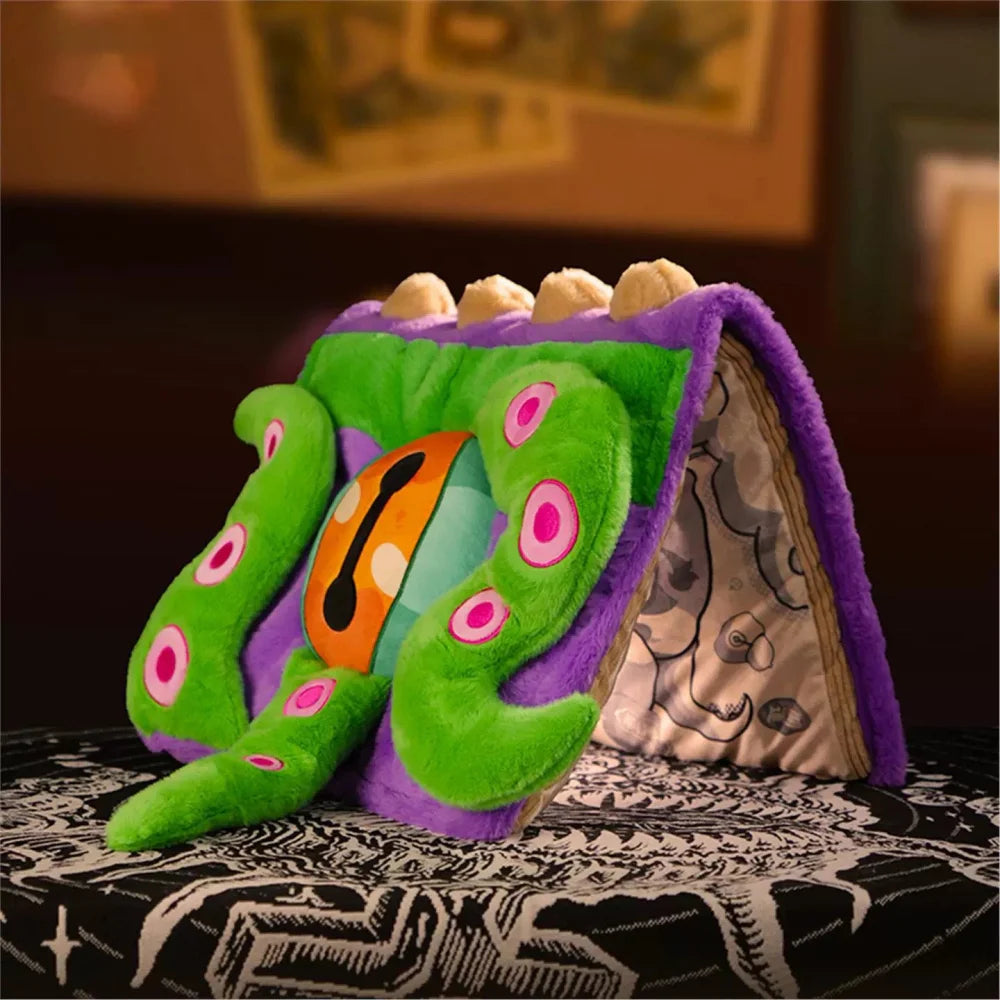 [Halloween Limited]Cthulhu Octopus Book Plush Pillow Green 玩偶
