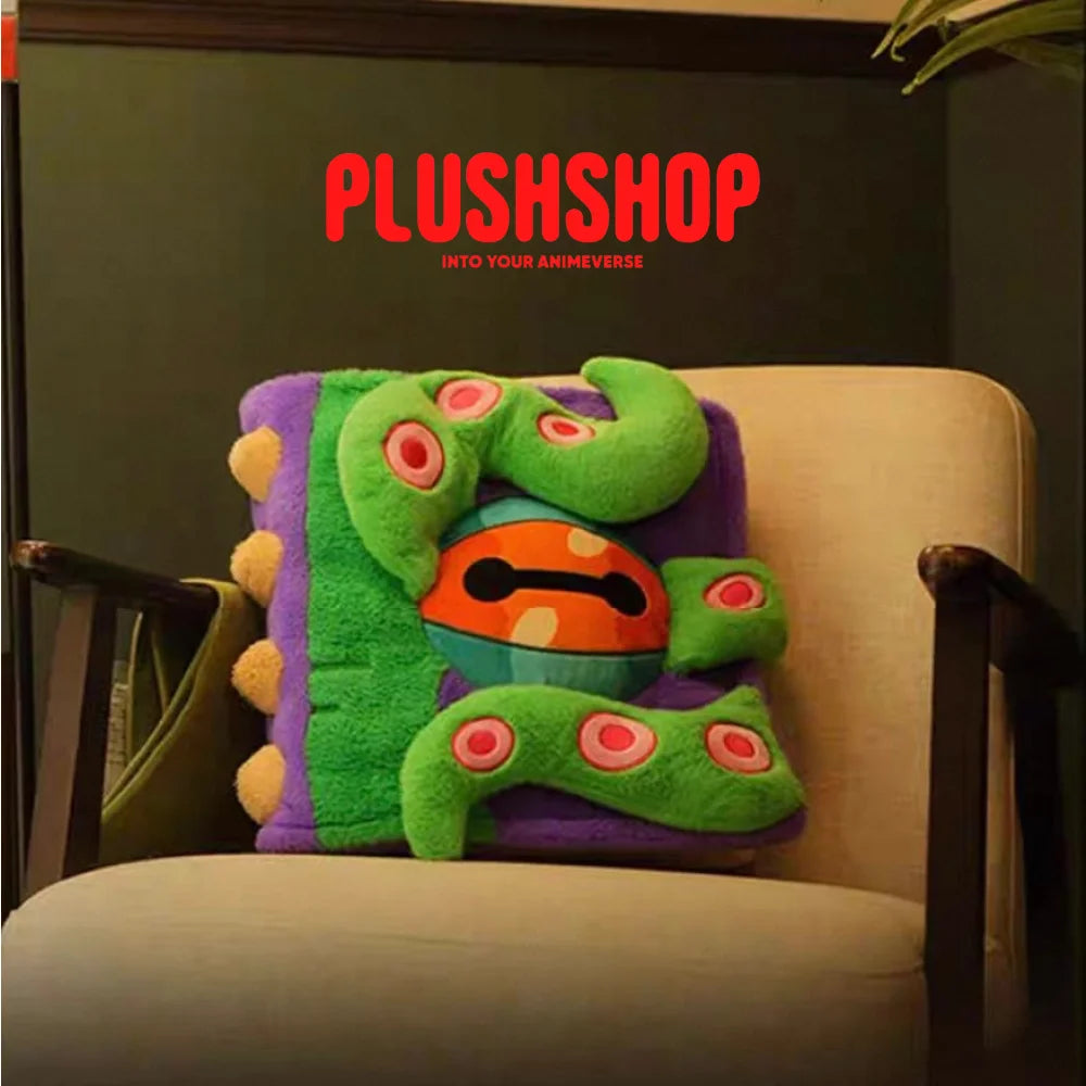 [Halloween Limited]Cthulhu Octopus Book Plush Pillow Green 玩偶