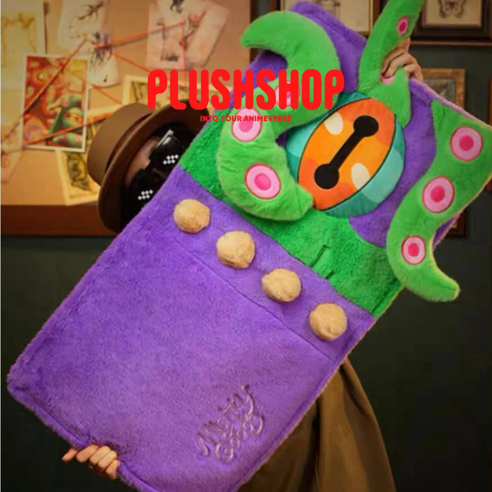 [Halloween Limited]Cthulhu Octopus Book Plush Pillow Green 玩偶