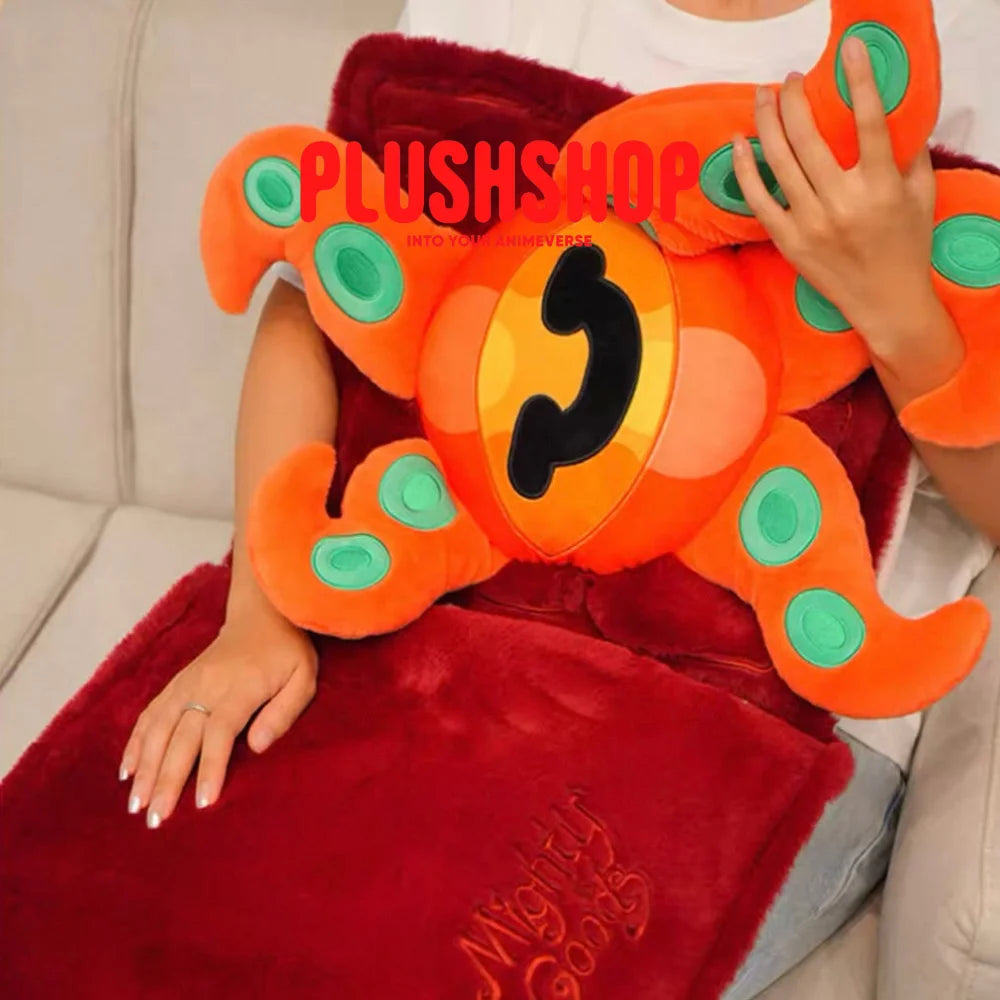 [Halloween Limited]Cthulhu Octopus Book Plush Pillow Red 玩偶