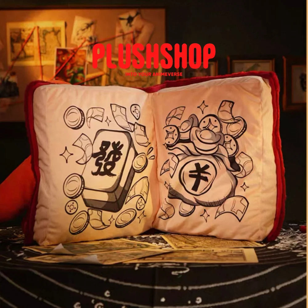 [Halloween Limited]Cthulhu Octopus Book Plush Pillow Red 玩偶