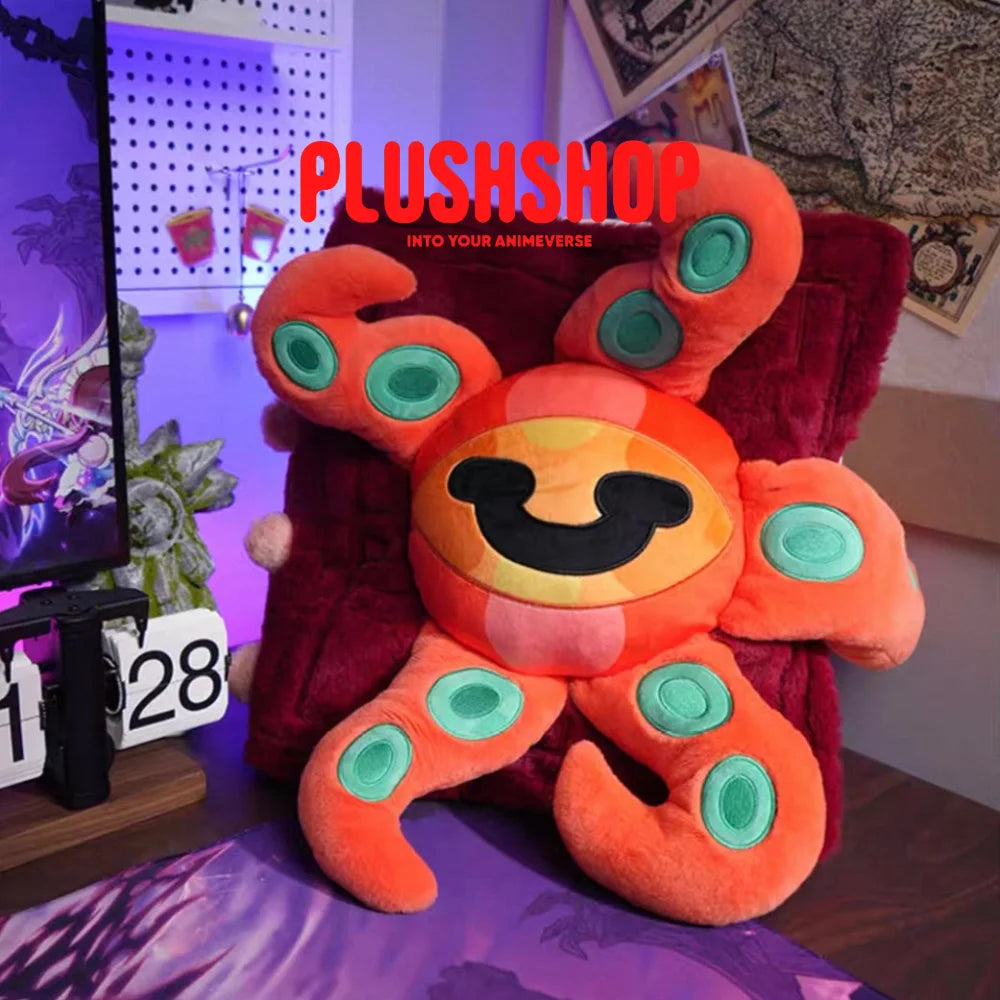 [Halloween Limited]Cthulhu Octopus Book Plush Pillow Red 玩偶
