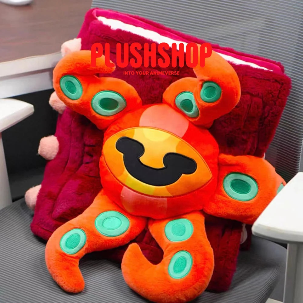[Halloween Limited]Cthulhu Octopus Book Plush Pillow Red 玩偶