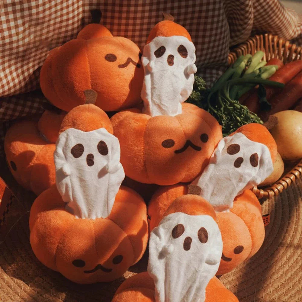 [Halloween Limited]Ghost Pumpkin Plush Ghost Pumpkin(In stock) 玩偶