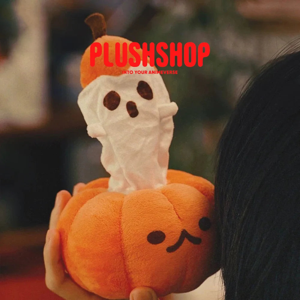 [Halloween Limited]Ghost Pumpkin Plush Ghost Pumpkin(In stock) 玩偶