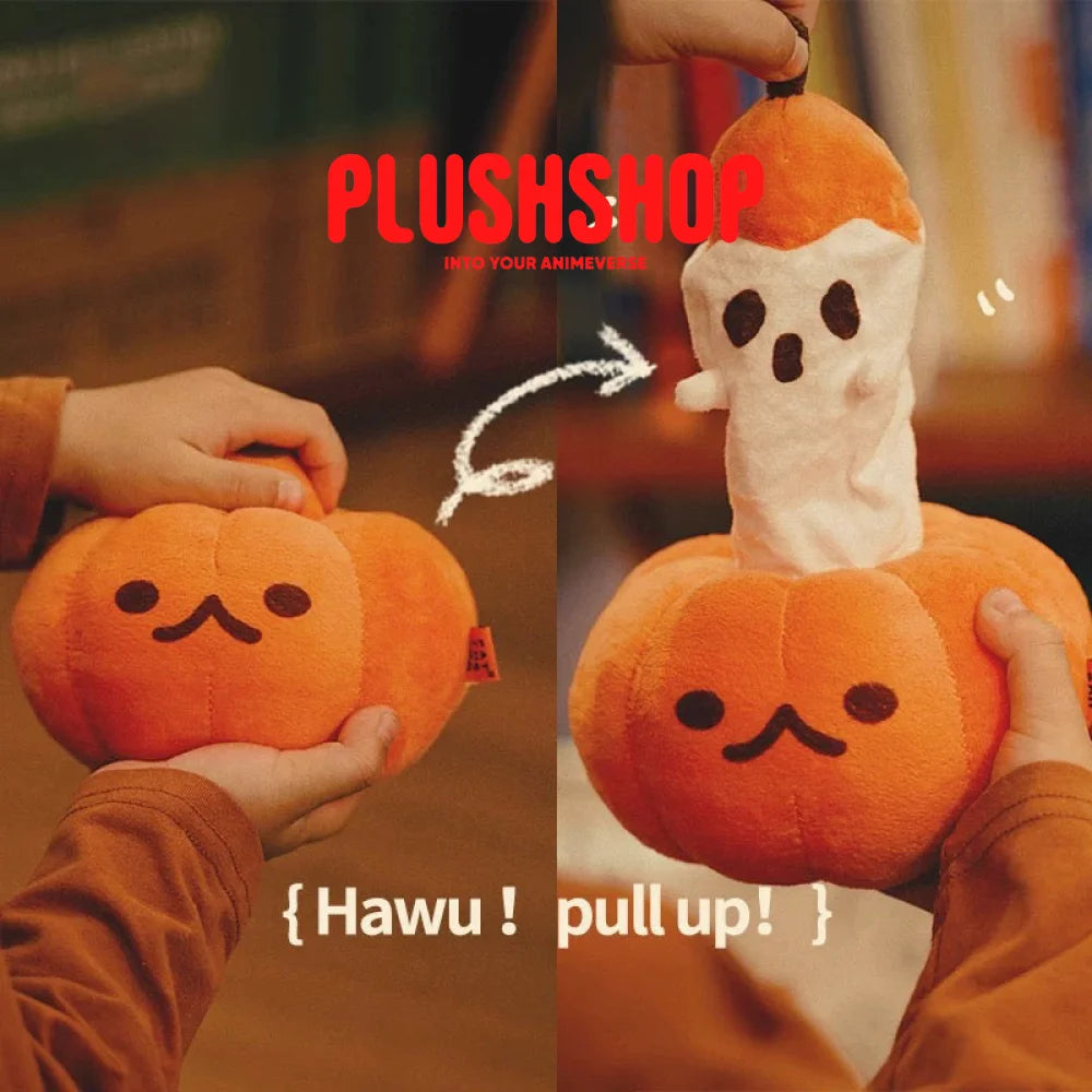 [Halloween Limited]Ghost Pumpkin Plush Ghost Pumpkin(In stock) 玩偶