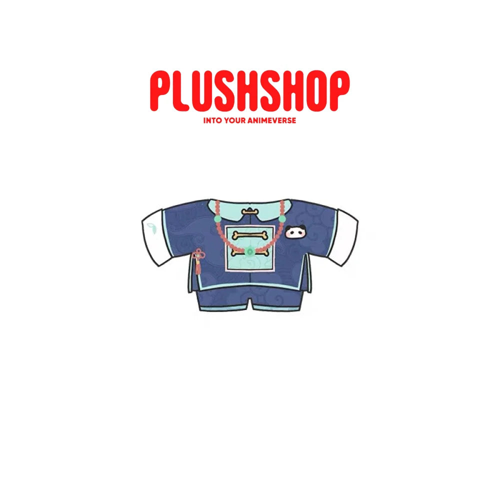 [Halloween Limited]Panda Zombie Outfit For 4IN Doll B 玩偶