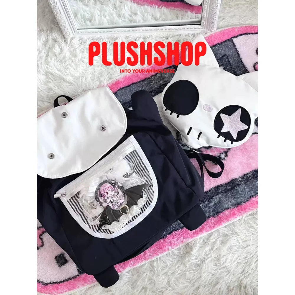 [Halloween Limited]Skeleton Cat Detachable 2-in-1 Ita Bag Only Bag 女士背包