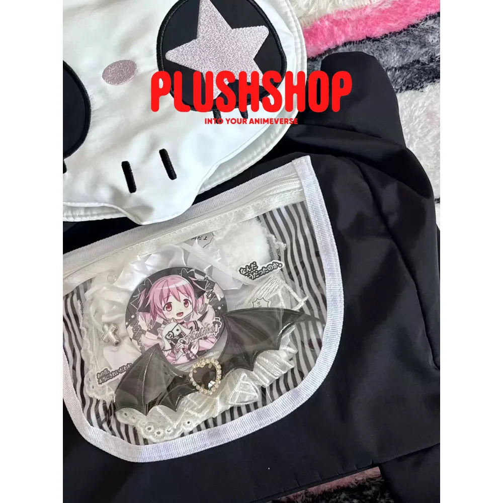 [Halloween Limited]Skeleton Cat Detachable 2-in-1 Ita Bag Only Bag 女士背包
