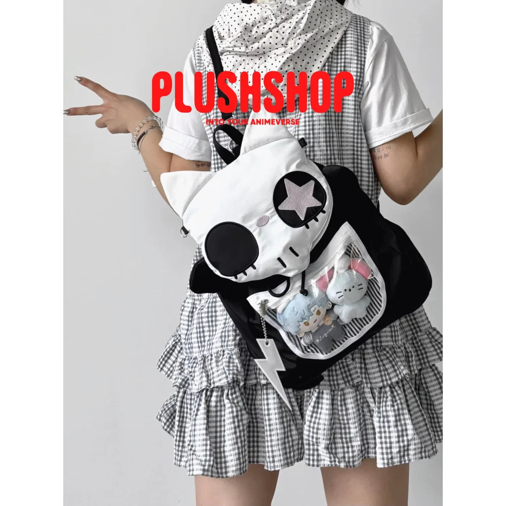 [Halloween Limited]Skeleton Cat Detachable 2-in-1 Ita Bag Only Bag 女士背包