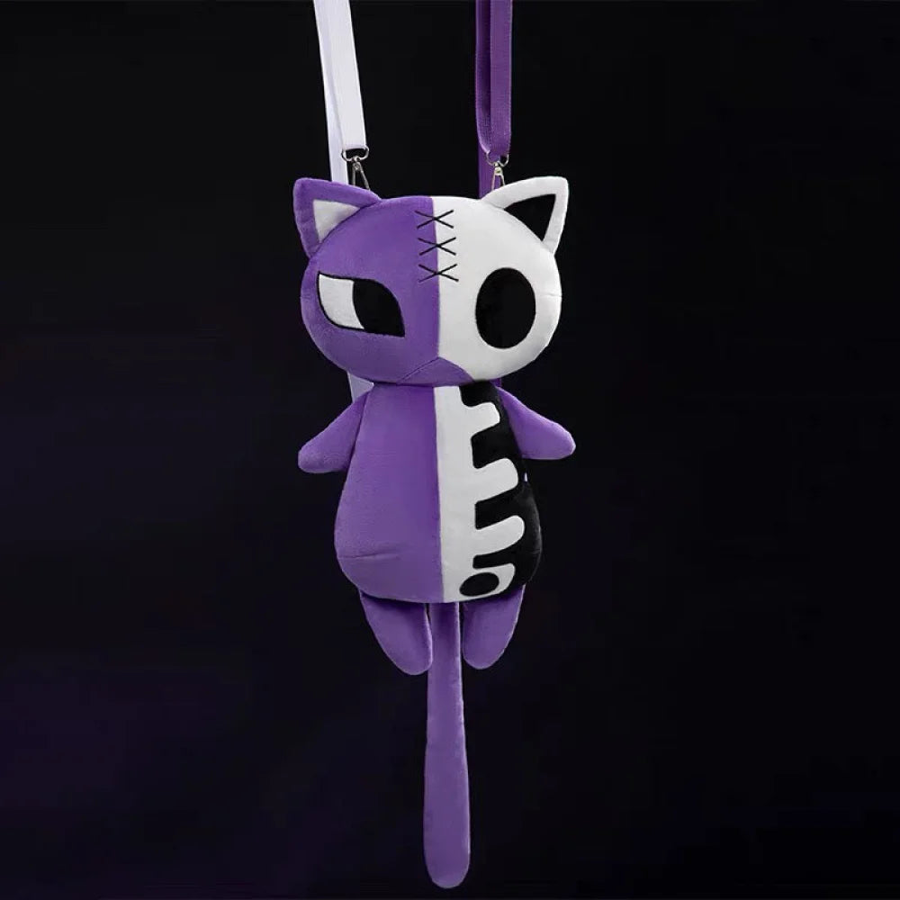 [Halloween Limited] Stocking Cosplay Prop | Skeleton Cat Plush Backpack Stocking Backpack(Pre order: Shipping at