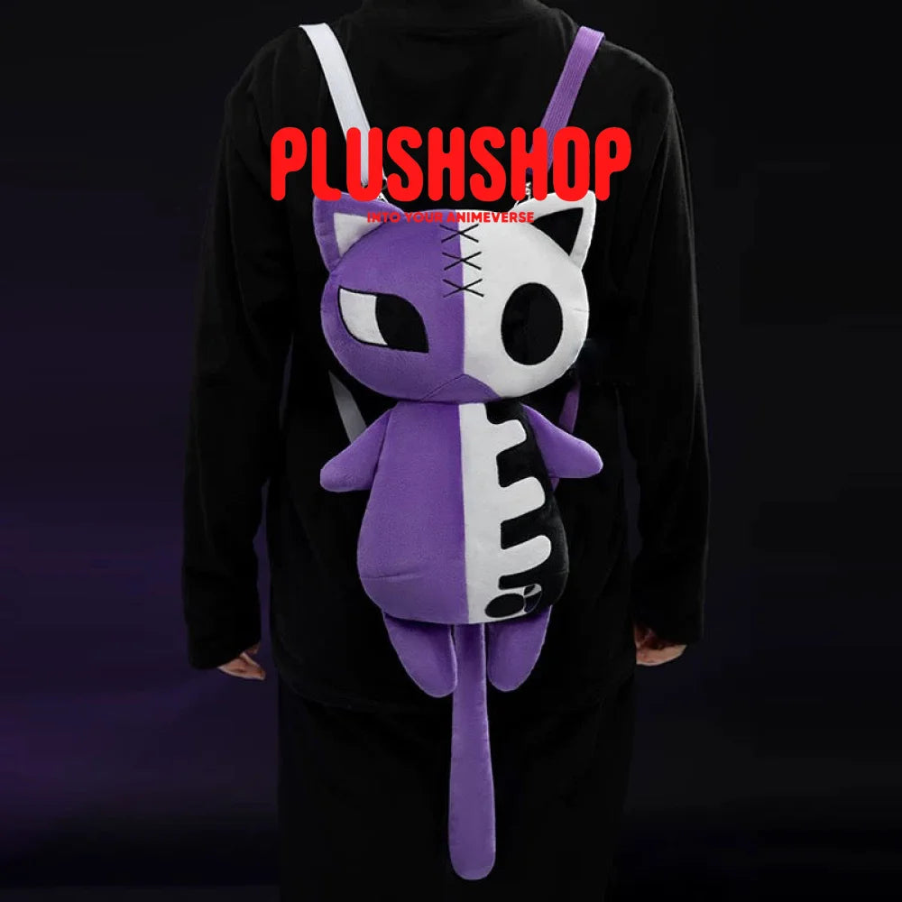 [Halloween Limited] Stocking Cosplay Prop | Skeleton Cat Plush Backpack Stocking Backpack(Pre order: Shipping at