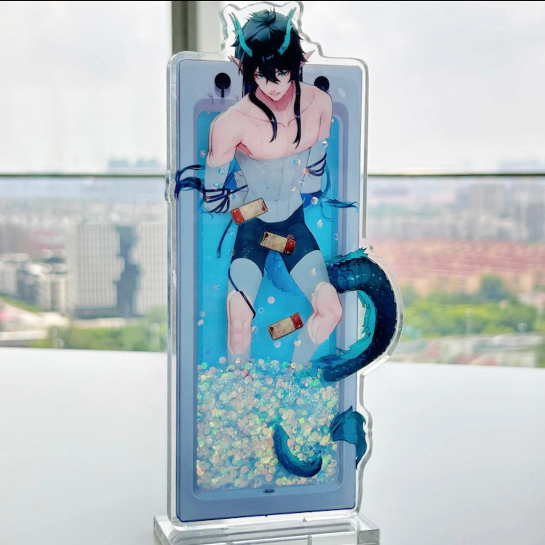 Honkai Starrail Character Imbibitor Lunae Danheng Diy Customized Quicksand Standing Board