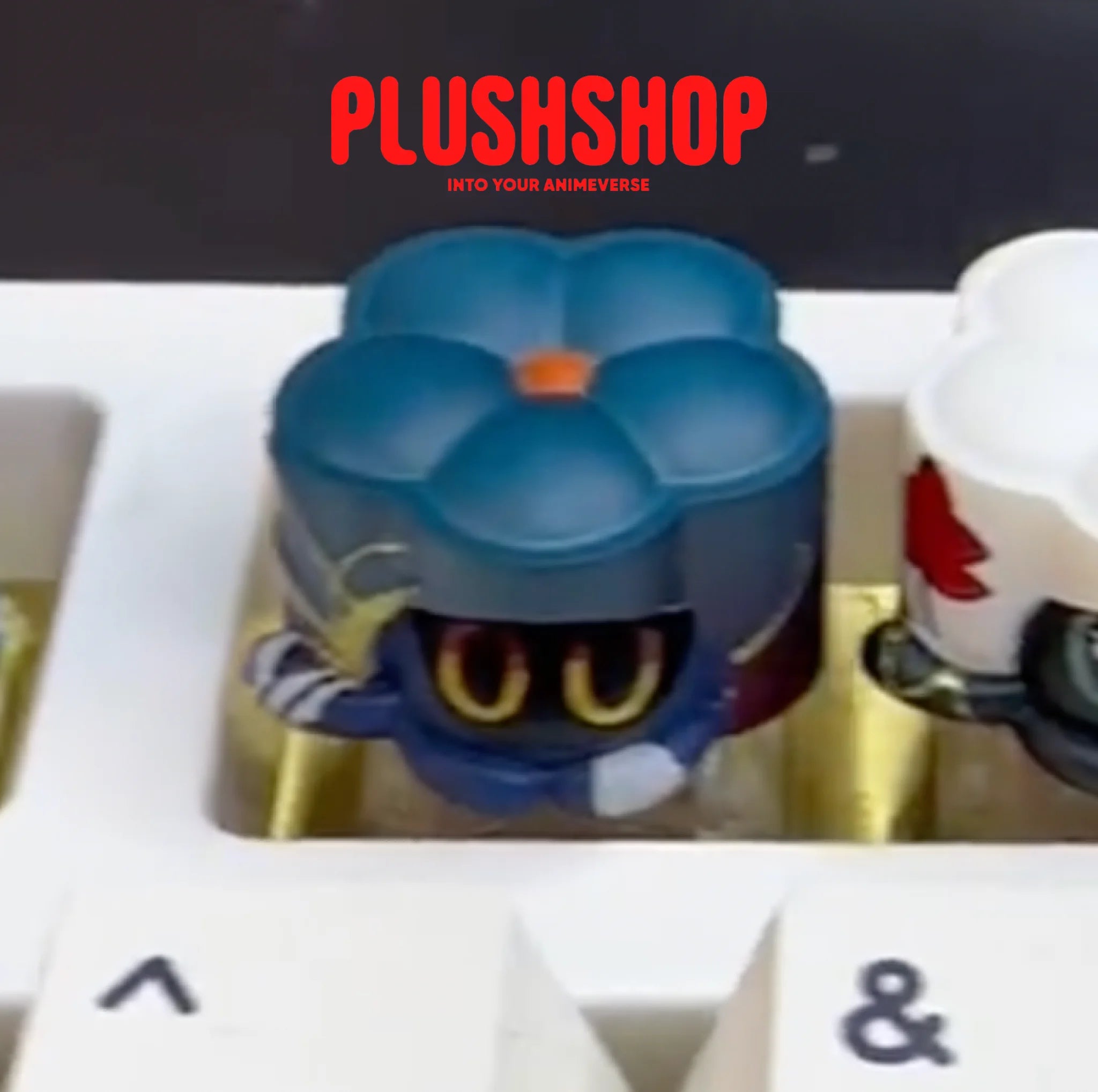 Honkai Starrail Cute Meowmeow Cake Handcrafted Keycaps Blade Meow Cake(1Pc) 键盘键帽