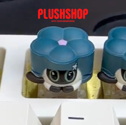 Honkai Starrail Cute Meowmeow Cake Handcrafted Keycaps Ruanmei Meow Cake(1Pc) 键盘键帽