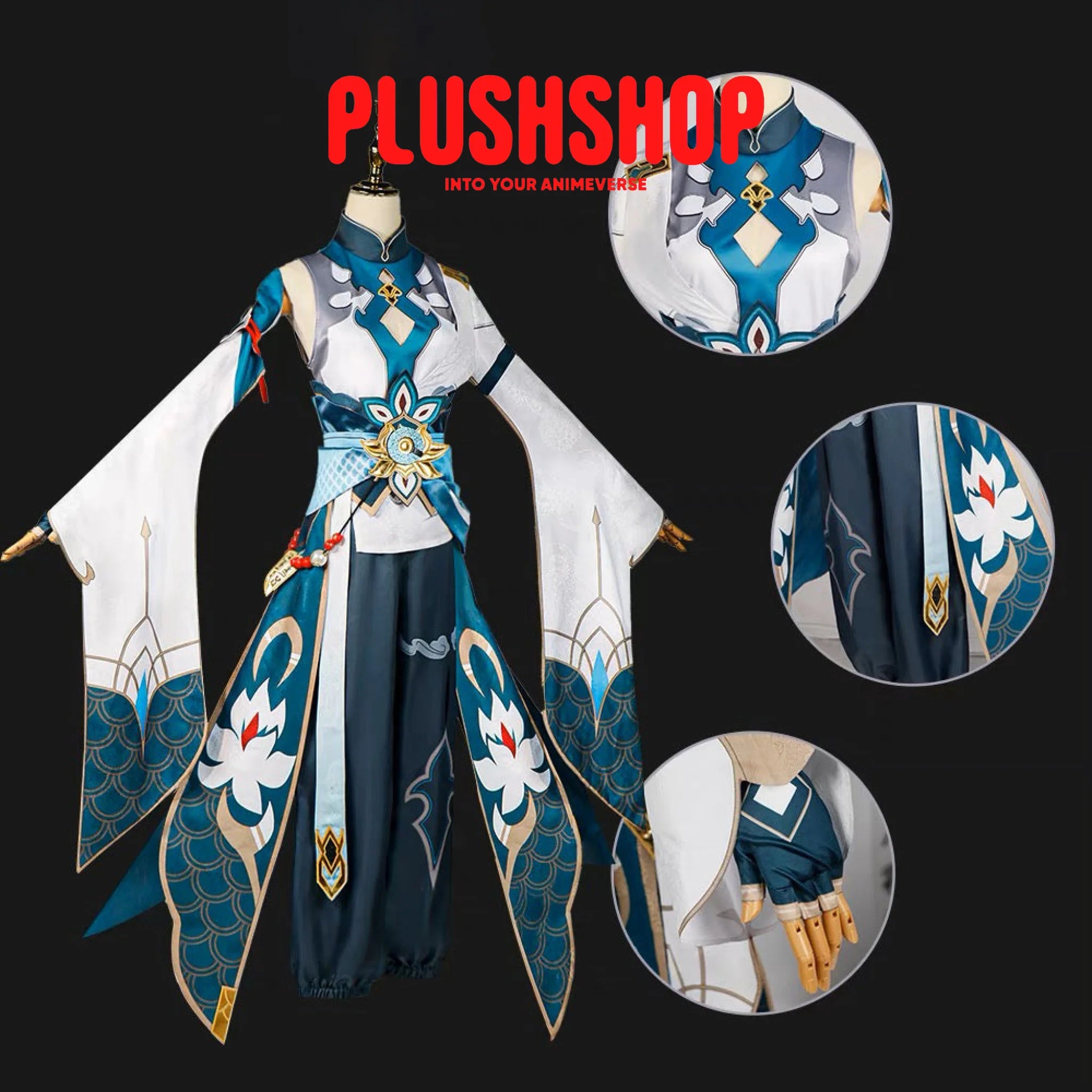 Honkai Starrail Danheng Imbibitor Lunae Cosplay Costume Full Set Cosplay