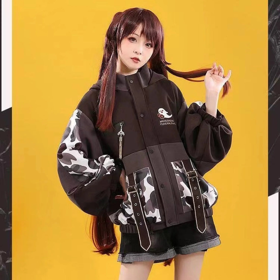 Genshin Impact Hutao Cosplay Costume Casual Clothing Coat( Pants Not Included)