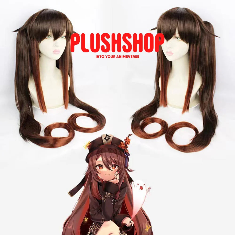 Hutao Cosplay Outfit Clothes Full Set Wig(One Size) / Xs Cosplay 套装