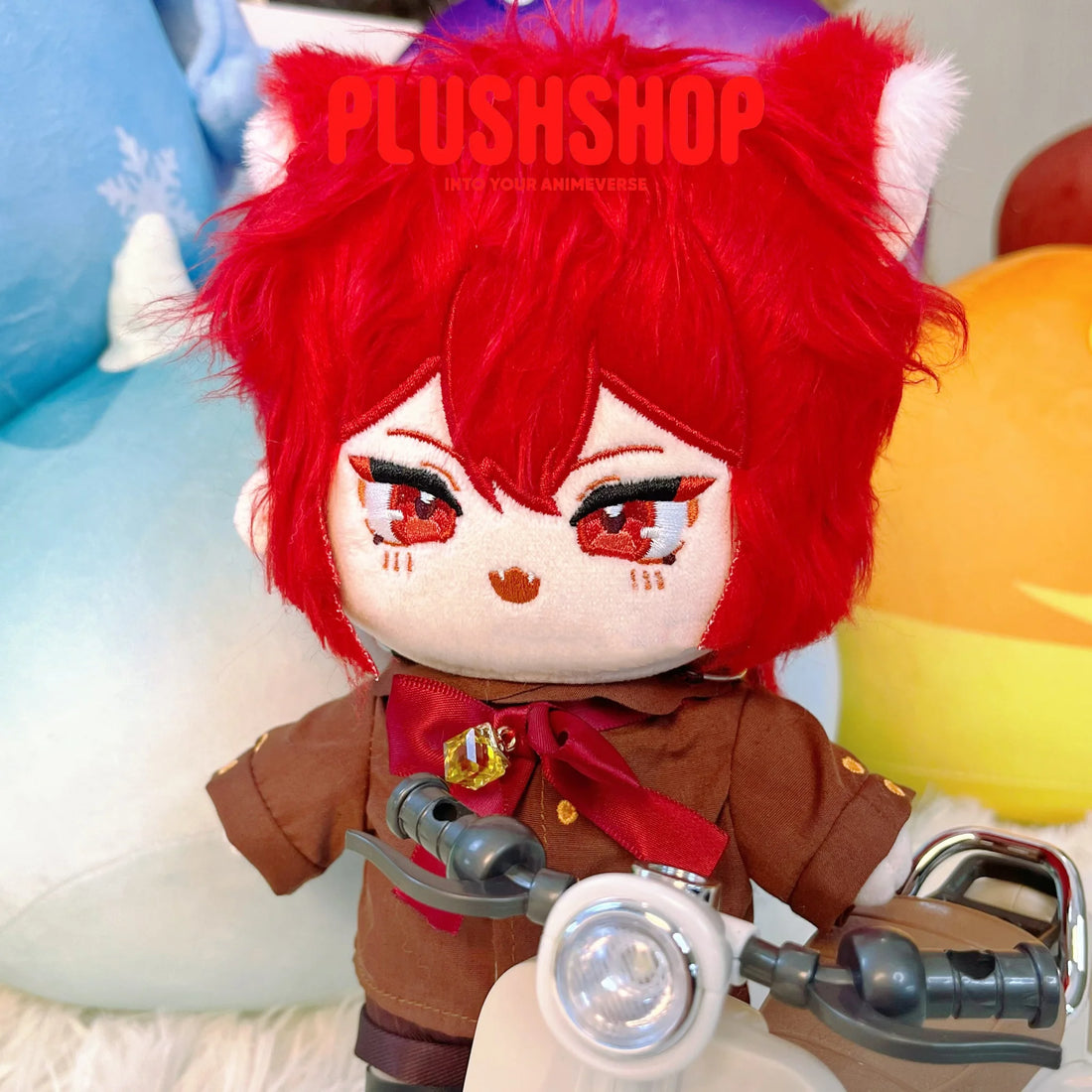 Genshin Impact Diluc Dilucmeow Plushie Combo Pack