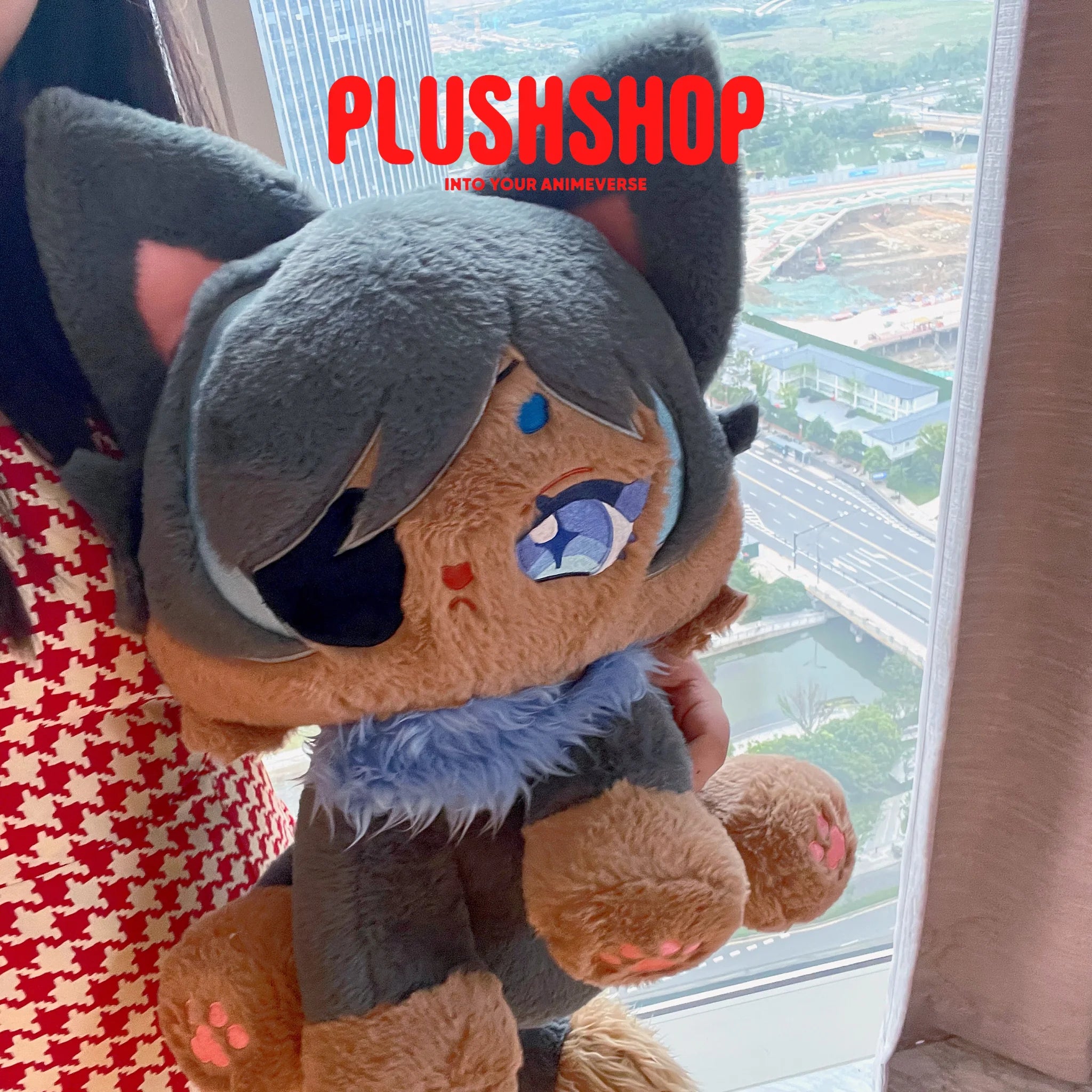 45Cm Genshin Cat Kaeya Plush Kaeyameow Cute Puppet (Pre-Order Ship Within 20 Days)