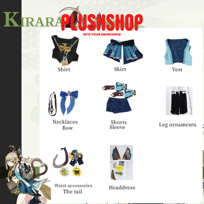 Kirara Cosplay Costume Full Set Outfit / Xs Cosplay 套装