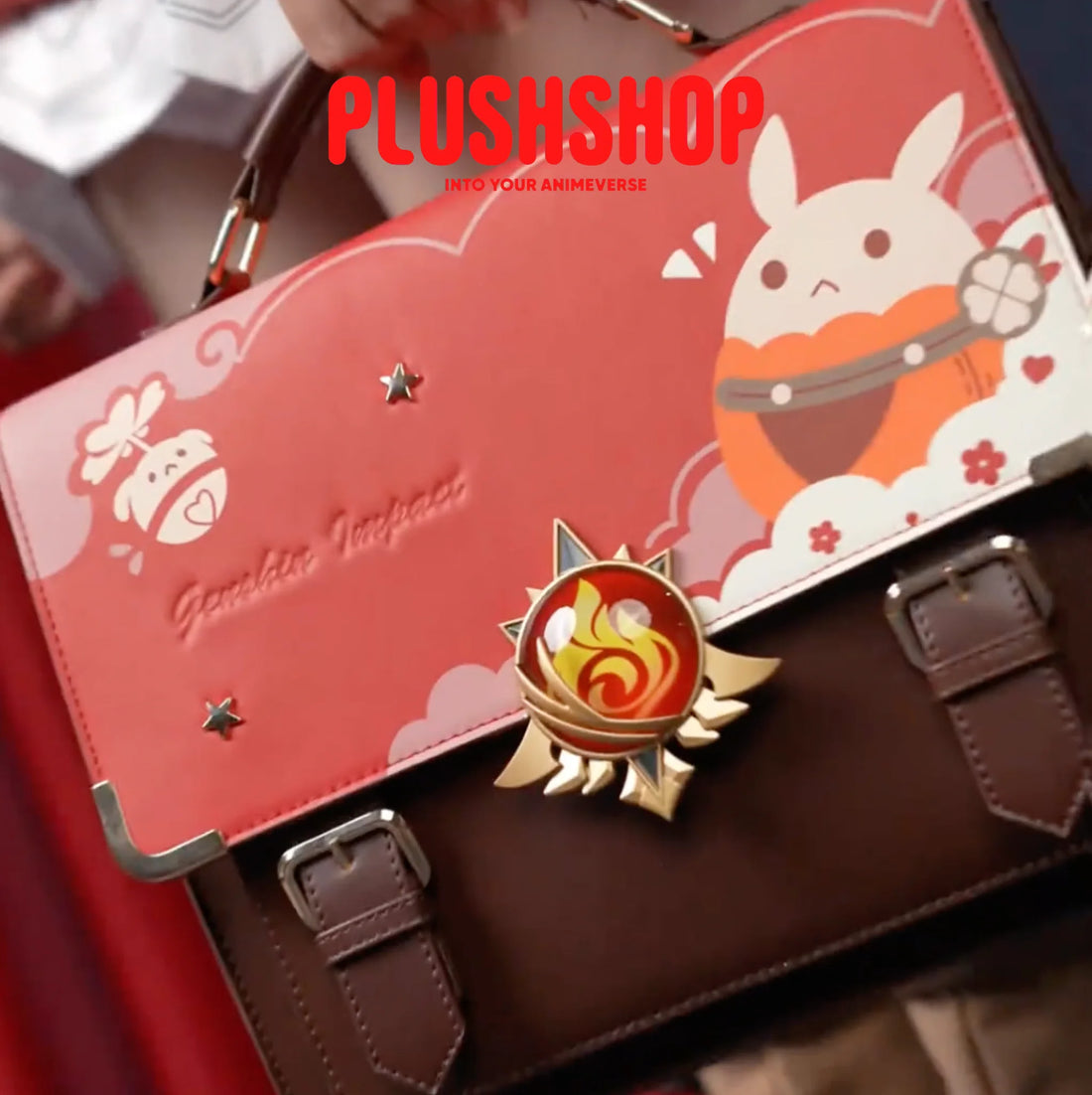 Genshin Impact Messenger Bag Pu Leather Klee Theme Impression Pre-Order