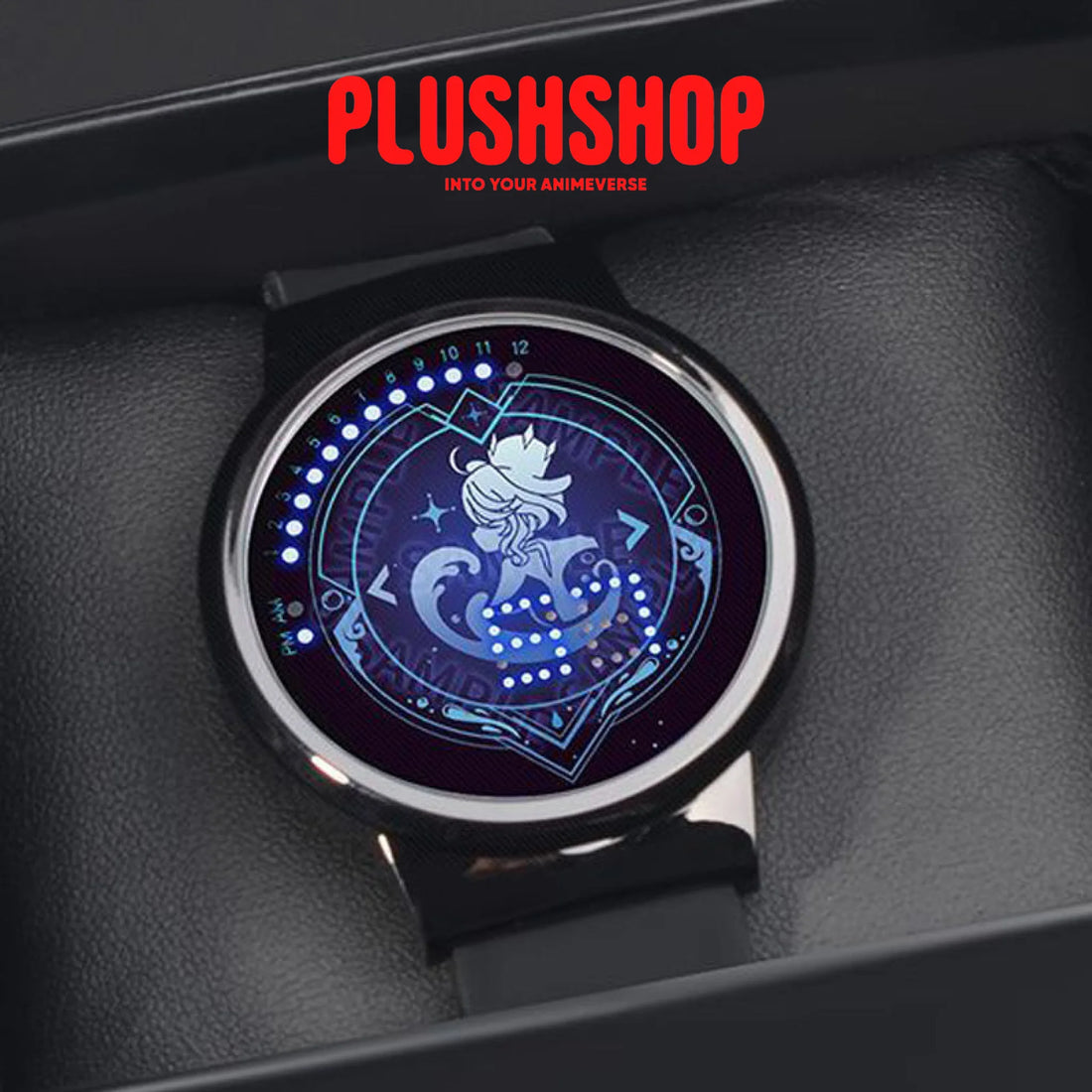 Genshin Impact Fontaine Characters Led Animation Watch Peripheral Waterproof Touch Screen 手表