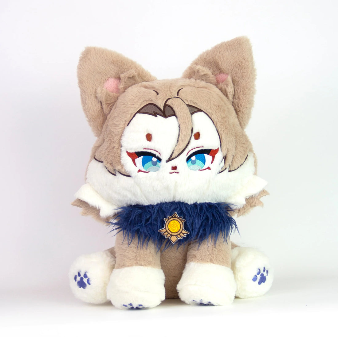 45Cm Genshin Cat Albedo Plush Albedomeow Cute Puppet(Pre-Order)