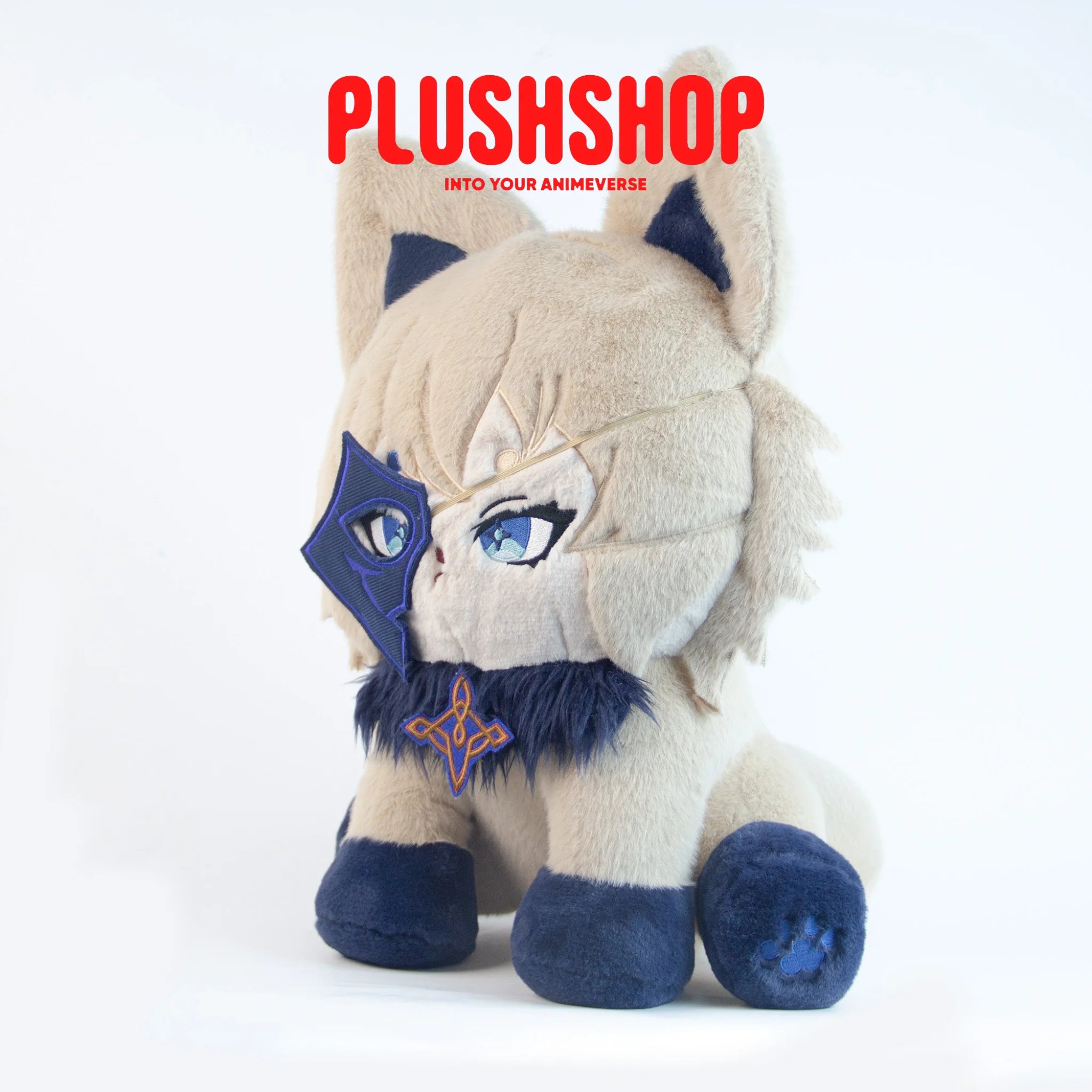 「Limited Sale」45Cm Genshin Cat Dainsleif Plush Dainsleifmeow Cute Puppet（Pre-Order） 玩偶