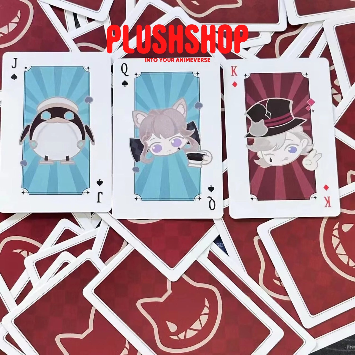 Genshin Impact Lyney Cosplay Prop Playing Cards