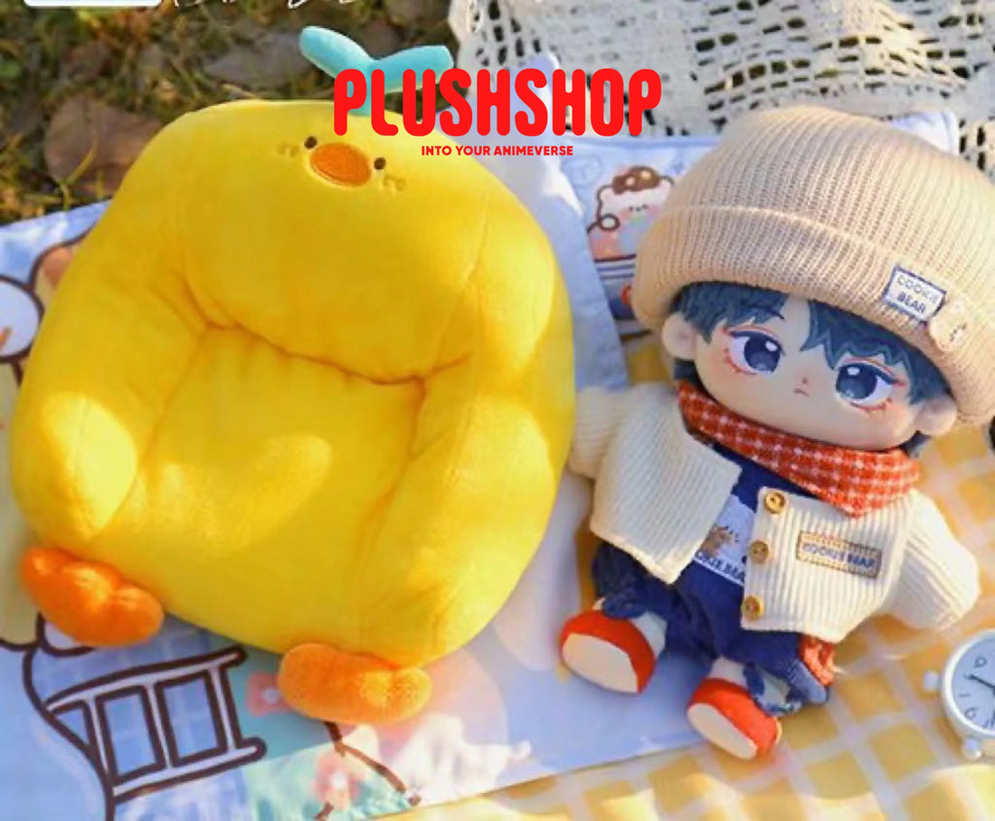 New Design Flower Duck Plush Sofa Specially For 10Cm/15Cm/20Cm Cute Yellow