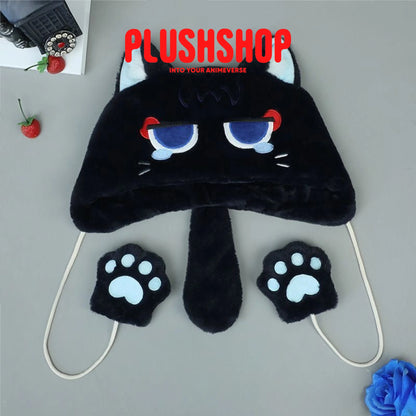 Scaramouche Cat Scarameow Plush Hat Angry Style 帽子